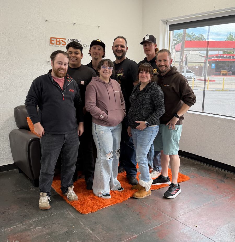 The Evident Business Solutions team in the Modesto office